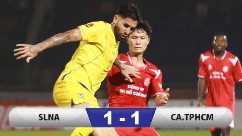 Kết quả SLNA 1-1 CA TP.HCM: Tiến Linh tiếp tục 'nổ súng' nhưng Sông Lam vẫn bất bại